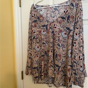 Floral Paisley Women's Shirt